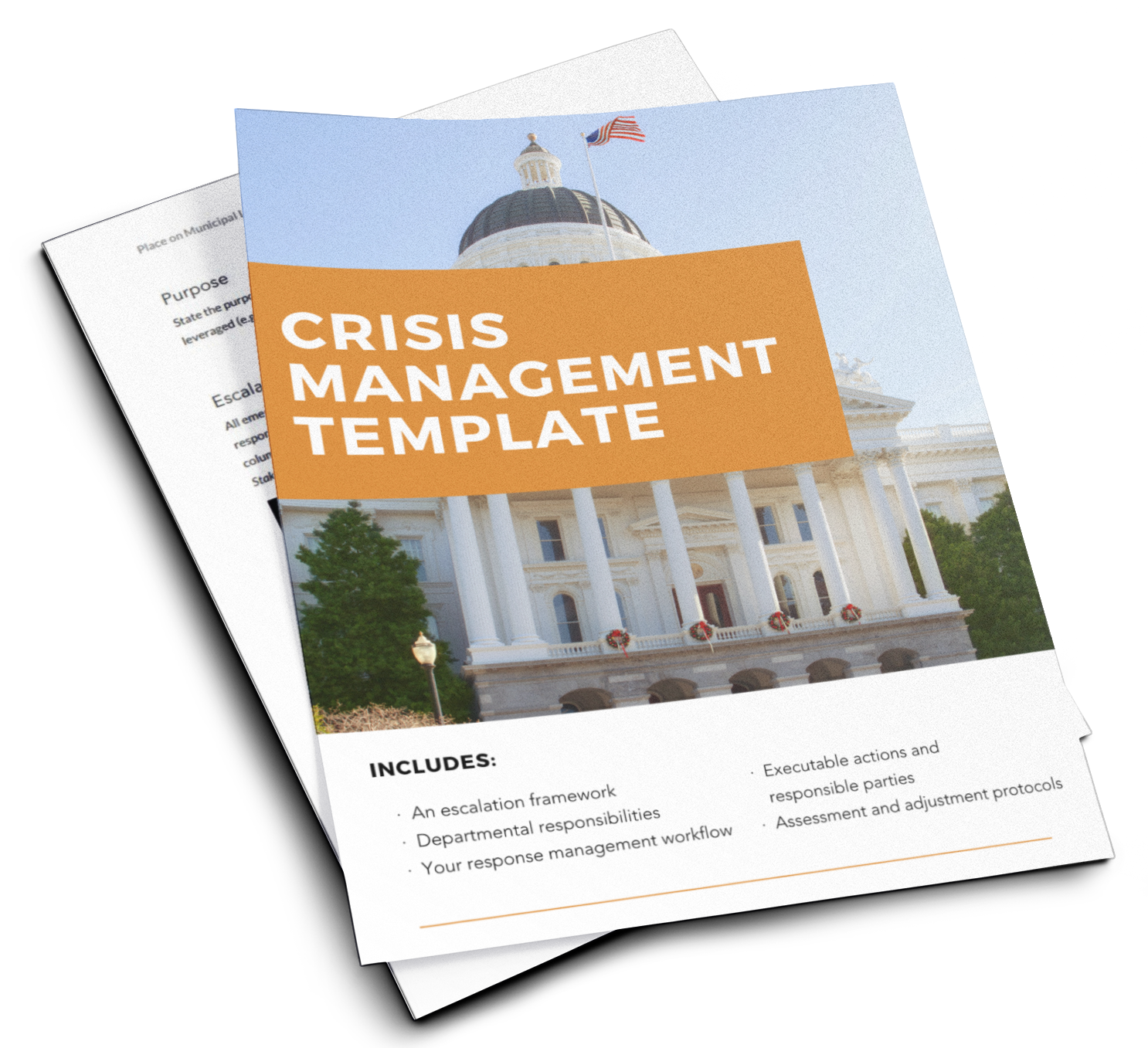Crisis management template flyer image-1